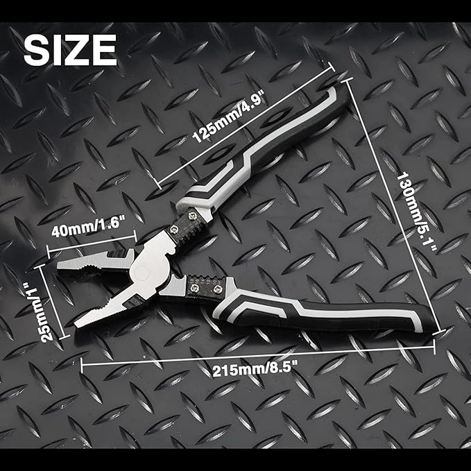 Multifunctional Plier Set with 5 Interchangeable
