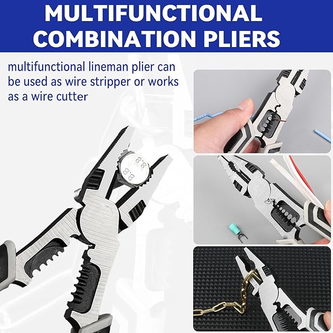 Multifunctional Plier Set with 5 Interchangeable