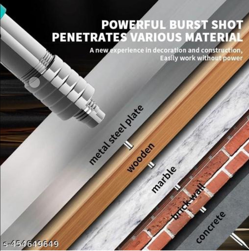 Manual Steel Nail Gun + 20 Nails Free