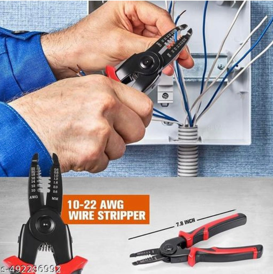 5-In-1 Multifunctional Wire Stripper, Combination Interchangeable Pliers Kit
