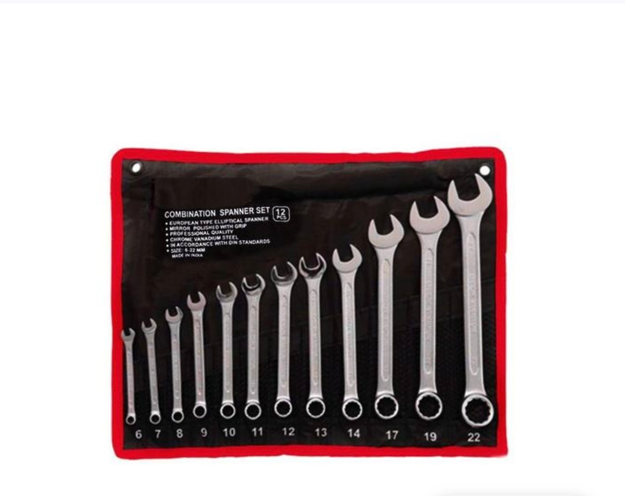 Socket Wrench Combination spanner wrench Set 6mm To 22 mm 12-Piece