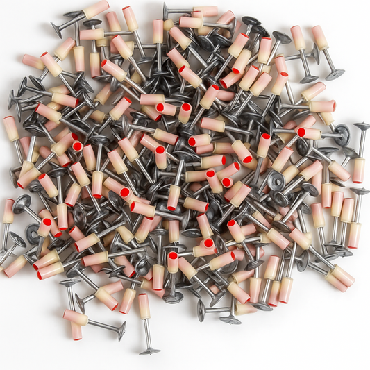 Steel Nails for nail gun | 7.3mm - 50 PCS | Electrician’s Fastening Combo