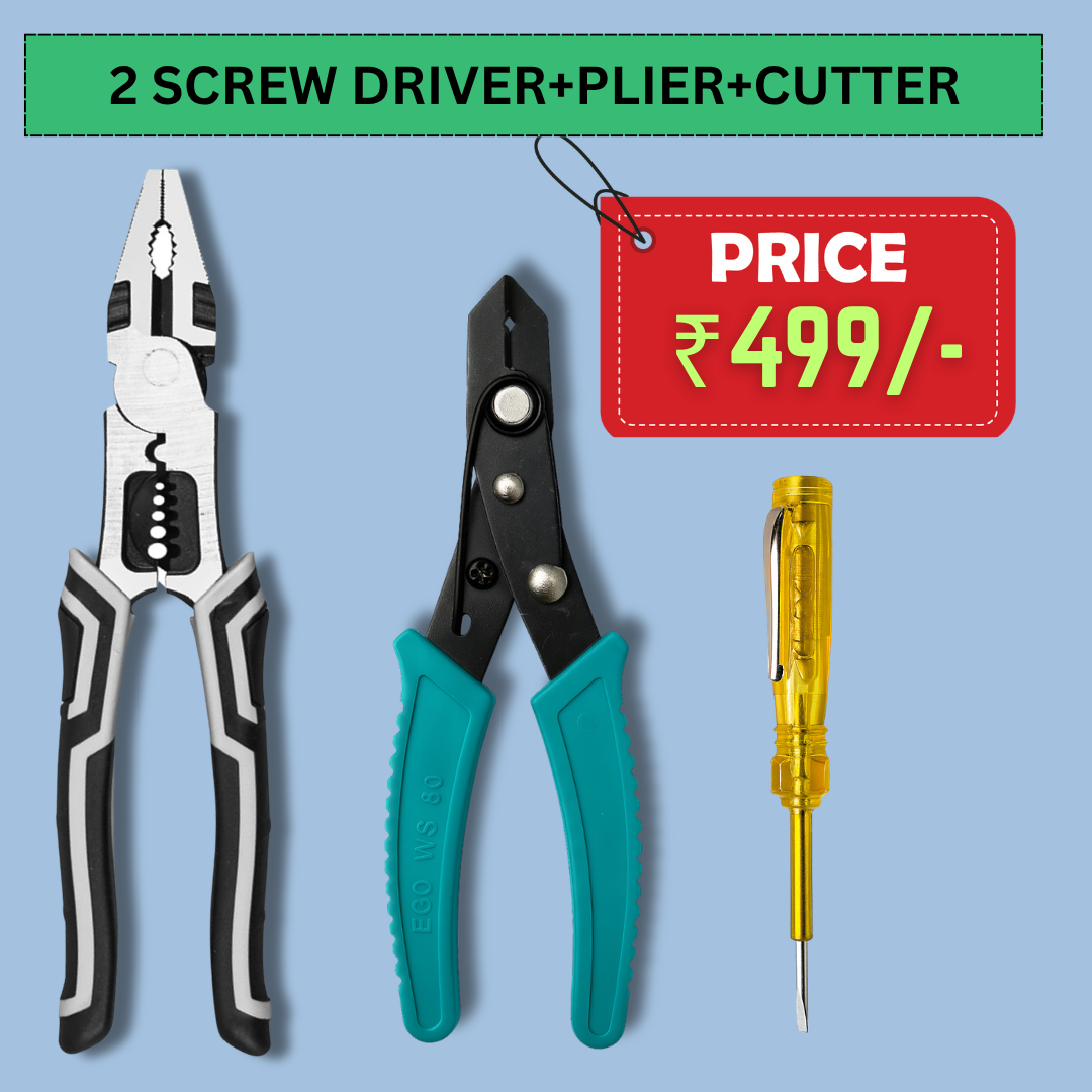 Multifunctional Plier + wire cutter + neon line tester