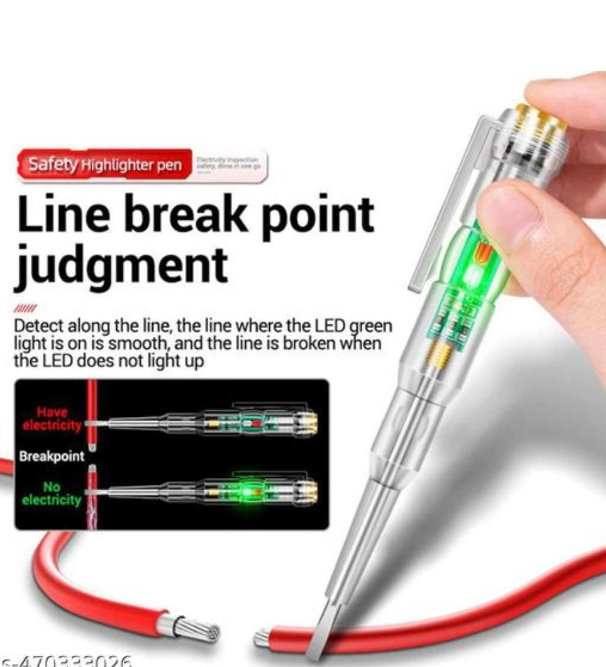 Electrical Tester Pen Voltage Test Detector LED