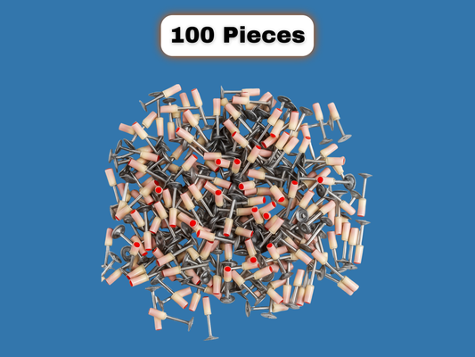 Steel Nails for nail gun | 7.3mm - 100 PCS | Electrician’s Fastening Combo