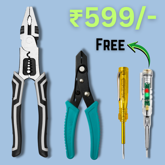 Multifunctional Plier + wire cutter + neon line tester + ACDC Tester