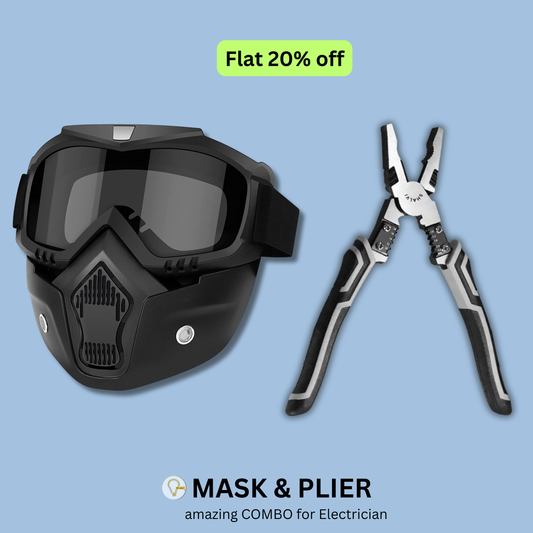 Goggles Face Mask + Multifunctional Plier