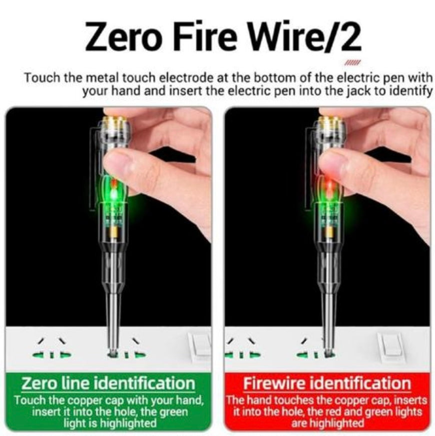 Electrical Tester Pen Voltage Test Detector LED