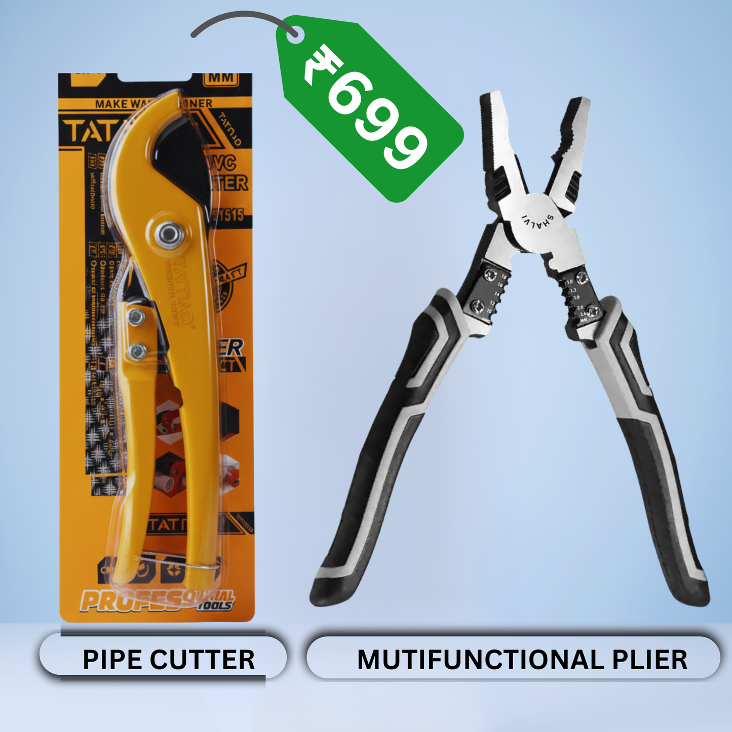 PVC Pipe Cutter (35mm) + Multifunctional Plier
